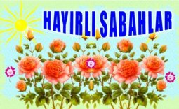 Hayırlı sabahlar kartları-.