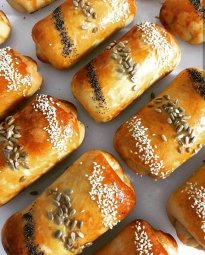 Mayalı pofuduk poğaça nasıl yapılırYumuşak poğaça tarifi-1.